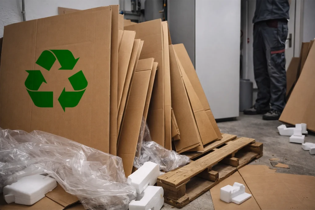 Embalaje circular y reciclaje de material