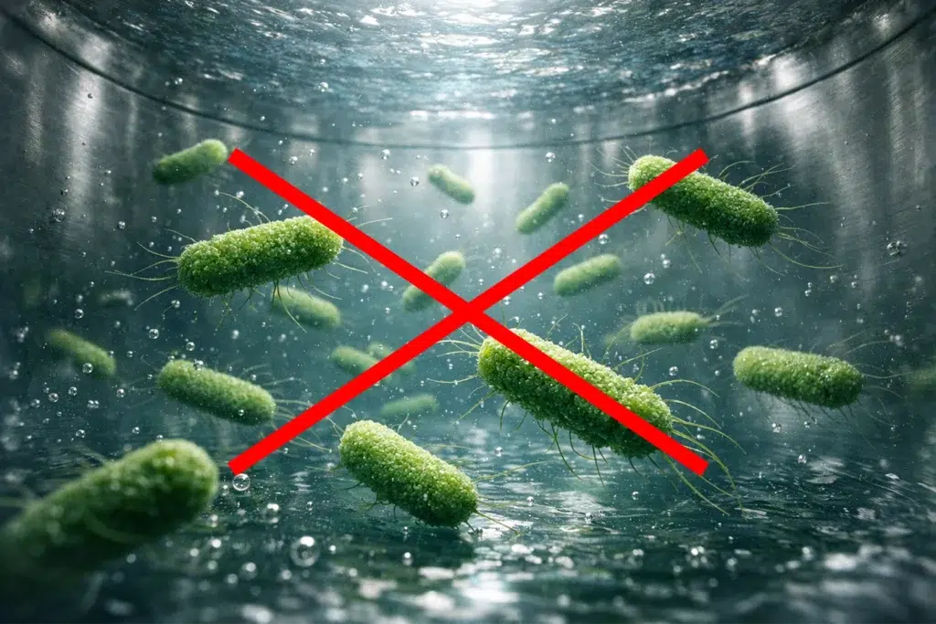 Eliminar legionella del agua