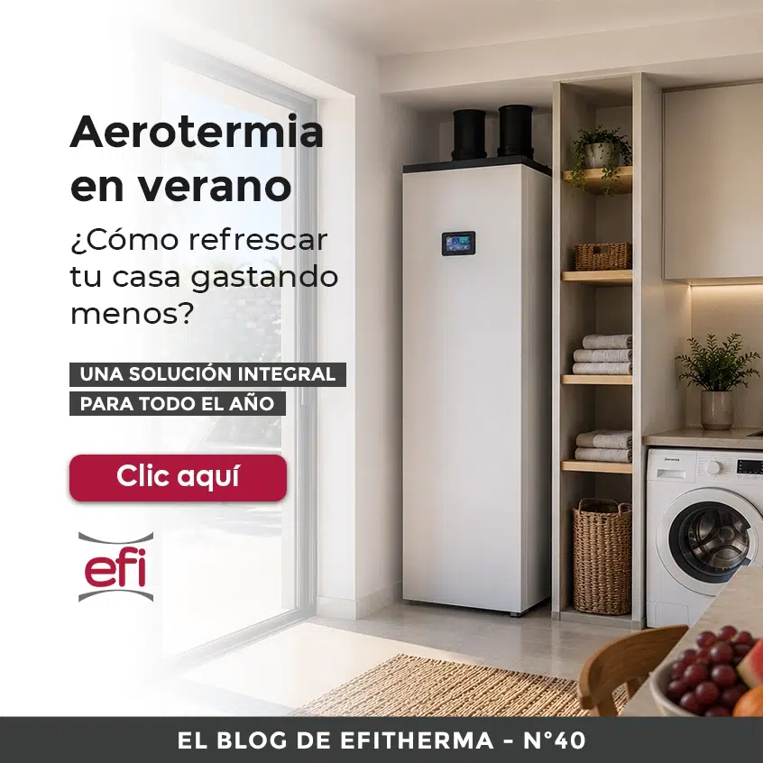 ¿Sirve la aerotermia para el verano?
