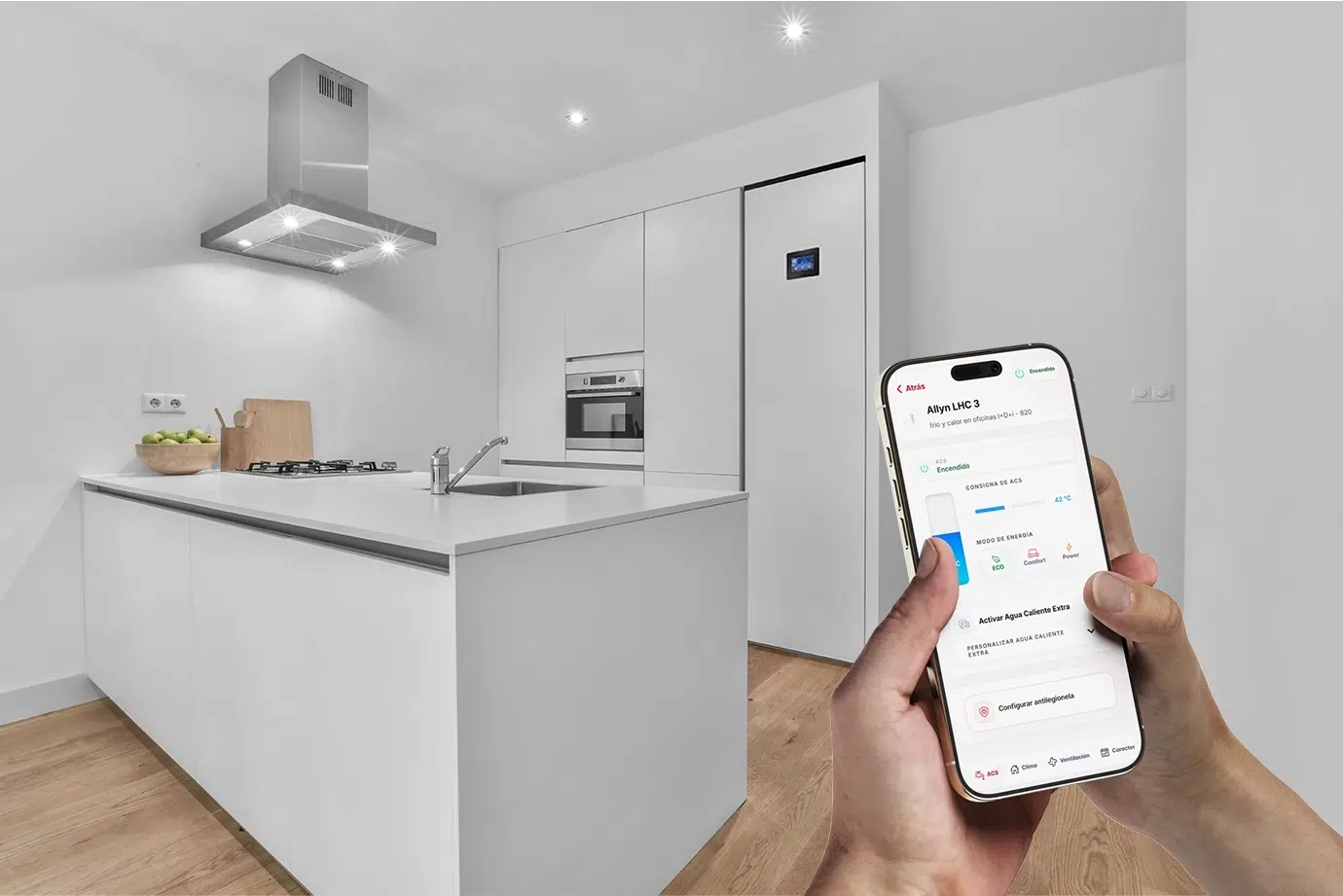 Exhaust Heat Pump home automation