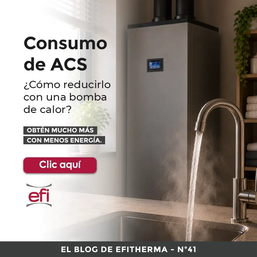 How can you reduce Domestic Hot Water consumption with a heat pump?